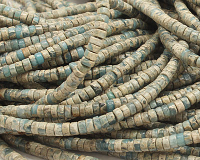 Blue Impression Jasper Heishi 4mm