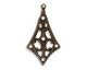 Vintaj Natural Brass Pinnacle Pendant 18x32mm
