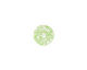 Lillypilly Lime Green Weathered Daisy Anodized Aluminum Disc 11mm, 24 gauge