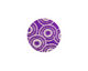 Lillypilly Purple Dandelion Anodized Aluminum Disc 19mm, 24 gauge