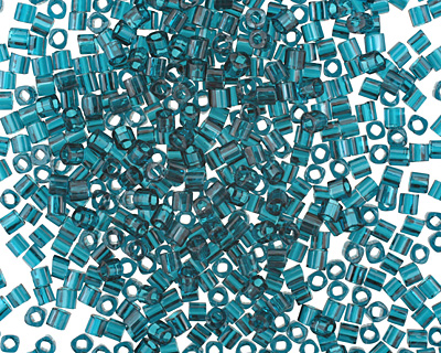 TOHO Transparent Capri Blue Cube 1.5mm Seed Bead
