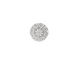 Lillypilly Silver Scrolling Daisy Anodized Aluminum Disc 11mm, 22 gauge