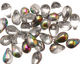 Czech Glass Crystal/Marea Teardrop 6x9mm