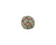 Gaea Ceramic Robin's Egg on Brick Geode Round 11-12x13-14mm