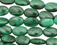 Malachite Flat Oval 12x8mm