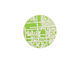 Lillypilly Lime Green Bamboo Anodized Aluminum Disc 19mm, 24 gauge