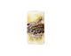 Grace Lampwork Ivory & Brown Kalera 26-27x38-39mm