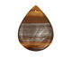 Tiger Iron Teardrop Pendant 47x57mm