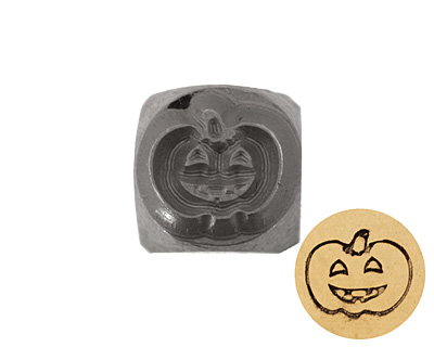 Pumpkin Metal Stamp 6mm