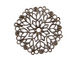 Stampt Antique Pewter (plated) Poinsettia Filigree 28mm