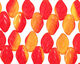 Czech Glass Flame Leaf Drop 8x12mm
