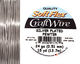 Soft Flex Silver Plated Pewter Craft Wire 24 gauge, 15 yards