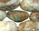 Peruvian Blue Opal Faceted Tumbled Nugget 24-40x15-20mm