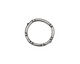 Rustic Charms Sterling Silver Round Dotted Link 15mm