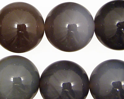 Gray Agate Round 18mm