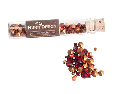 Nunn Design Ruby Crystal Chaton 5g