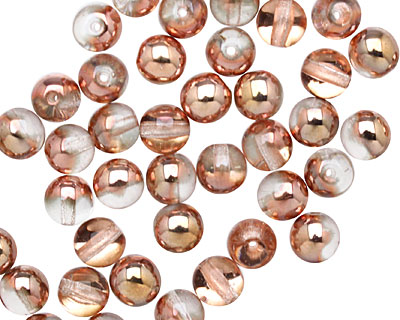 Czech Glass Apollo Gold Round 6mm