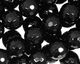 Black Onyx Faceted Round 14mm