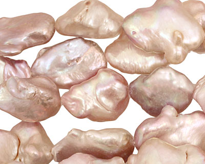 Natural Pink Keishi Nugget 24-25x15-18mm