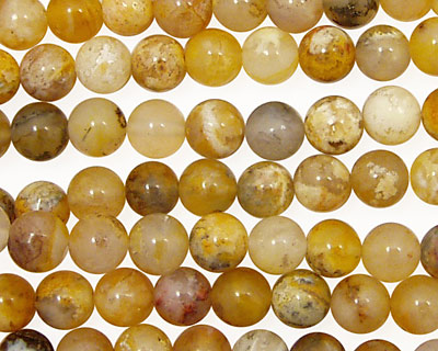 Idaho Plume Agate Round 6mm