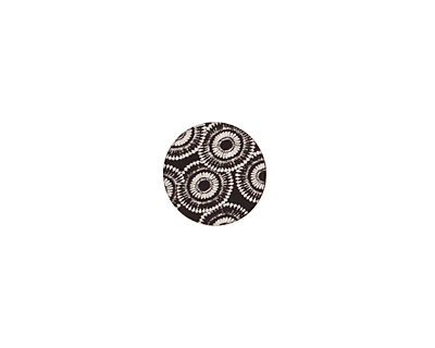Lillypilly Black Dandelion Anodized Aluminum Disc 11mm, 22 gauge