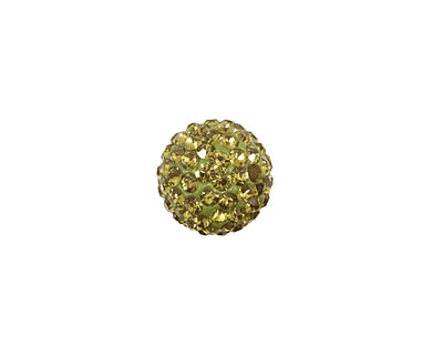 Olivine Pave Round 12mm