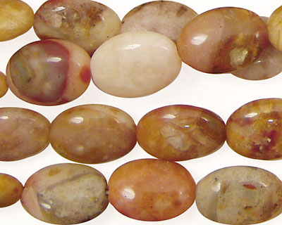 Monaco Agate Flat Oval 14x10mm
