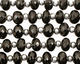 Black Onyx Faceted Rondelle 5-6x8-9mm