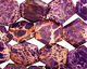Purple Impression Jasper Faceted Flat Slab 29-30x28-30mm