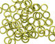 Peridot Enameled Copper Round Jump Ring 6.5mm, 18 gauge