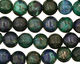 Chrysocolla 6-Sided Round 10mm