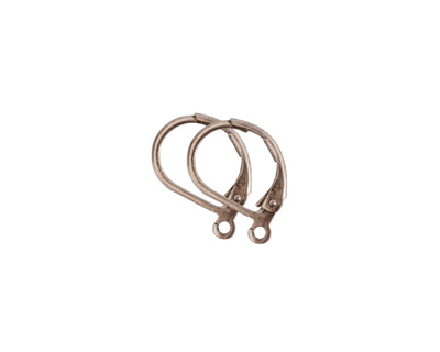 Nunn Design Antique Silver (plated) Small Leverback Earwire 10x13mm