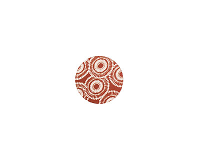 Lillypilly Bronze Dandelion Anodized Aluminum Disc 11mm, 24 gauge