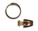Vintaj Natural Brass Adjustable Ring Band 20mm