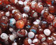 Autumn Patina Agate Faceted Round 8mm
