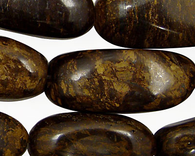Bronzite Long Tumbled Rice 30-40x14-22mm