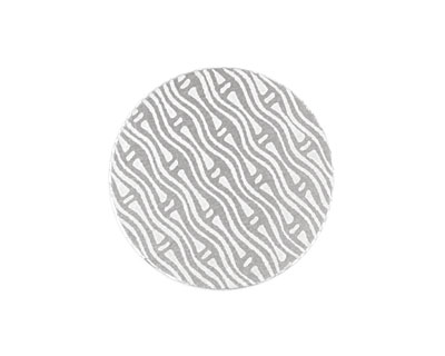 Lillypilly Silver Reeds Anodized Aluminum Disc 25mm, 22 gauge