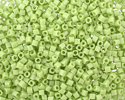 TOHO Opaque Sour Apple Cube 1.5mm Seed Bead