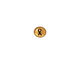 TierraCast Antique Gold (plated) Ribbon Symbol Bead 7x6mm