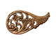 Stampt Antique Copper (plated) Floral Wing Filigree (right) 38x20mm