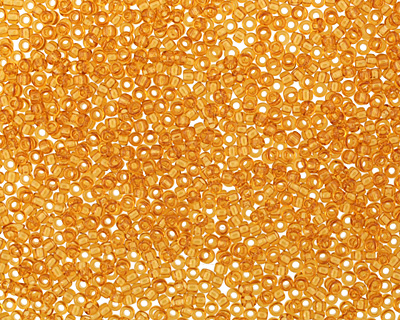 TOHO Transparent Topaz Round 15/0 Seed Bead