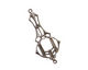 Stampt Antique Pewter (plated) Deco Drop Connector 15x32mm