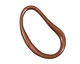 Antique Copper (plated) Organic Ring 40x24mm