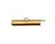 Brass Small Bead Pod Toggle Bar 28x4mm