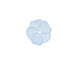 Matte Light Sapphire Lucite Buttercup Flower 4x14mm