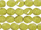 Czech Glass Chartreuse Faceted Nugget 10x8mm