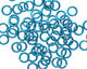 Pacific Blue Enameled Copper Round Jump Ring 6mm, 18 gauge