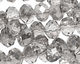 Luster Silver Crystal Faceted Rondelle 10mm