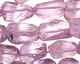 Pink Amethyst Faceted Nugget 15-21x13-16mm