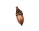 Ezel Findings Antique Copper Acorn Pendant 9x23mm